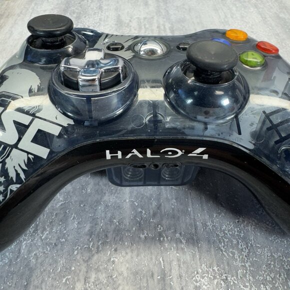 System-Halo 4 Limited Edition Console Xbox 360 Controllers Tested With Cables - Picture 5 of 16